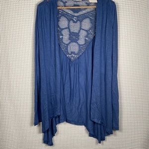 Relished blue top viscose women size L